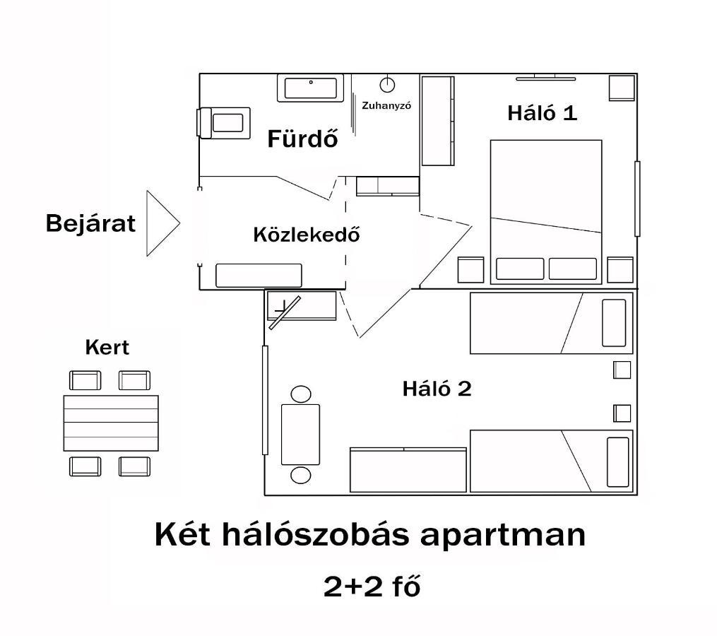 אגר Castle Garden Apartman מראה חיצוני תמונה